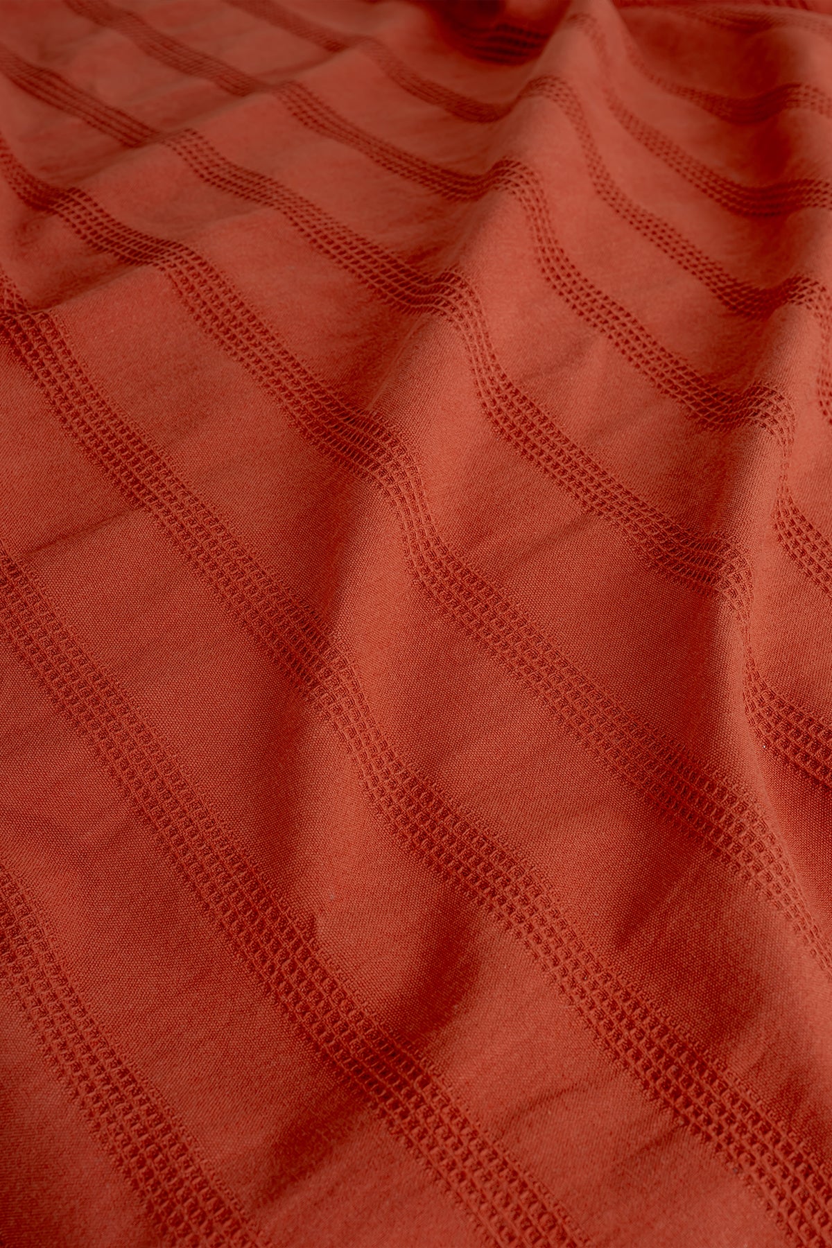 Alaca Çift Kişilik Pike Takımı – Kiremit (200×220)