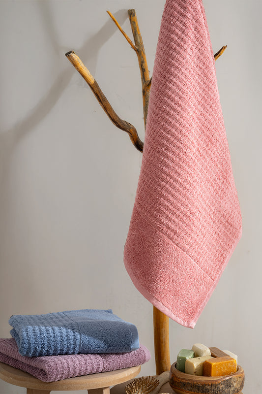 Dalga 3’lü Yüz Havlusu Seti – 50×90