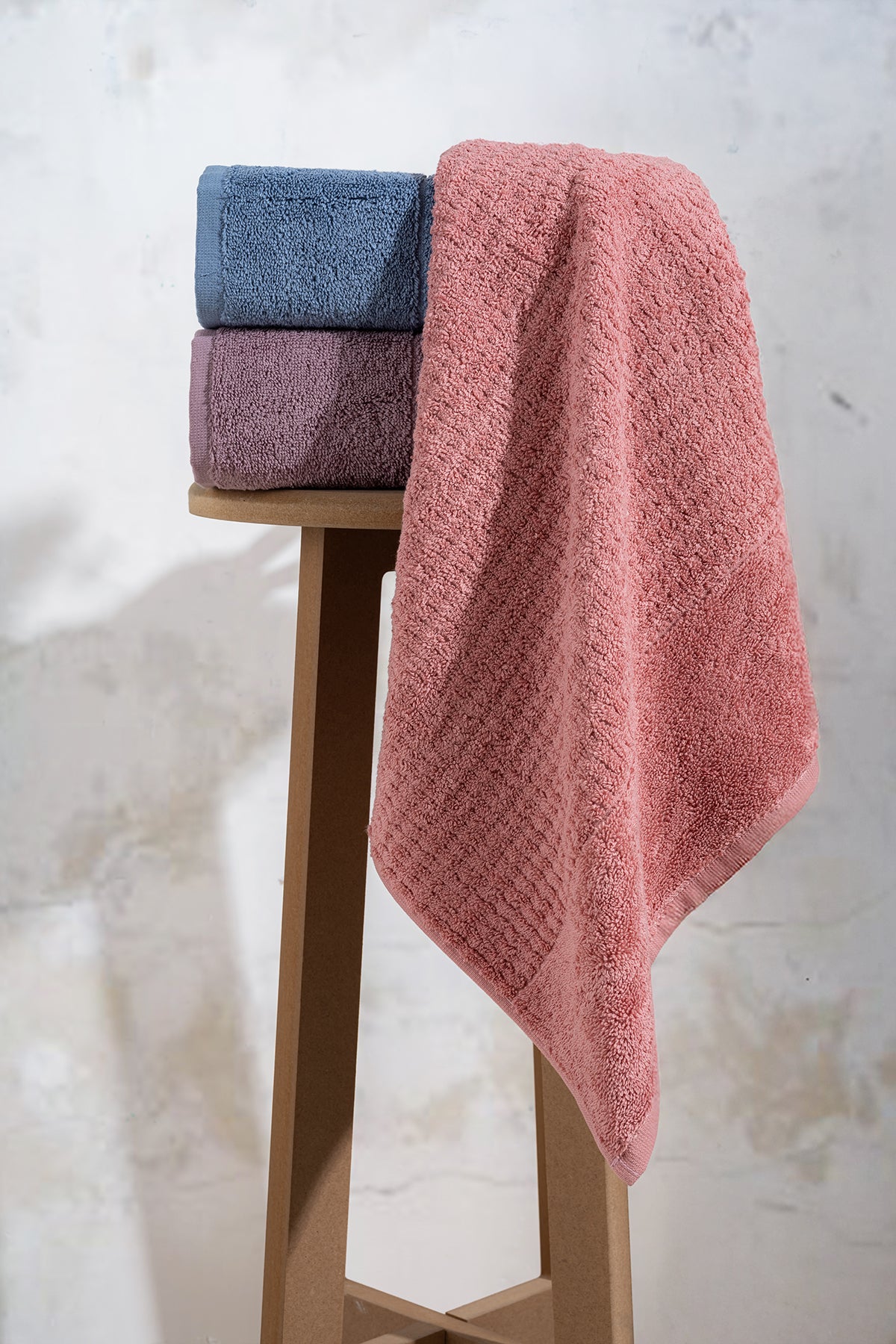 Dalga 3’lü Yüz Havlusu Seti – 50×90