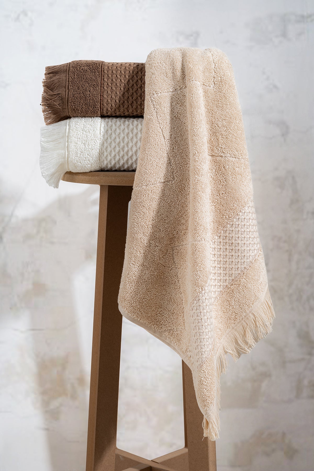 Elit 3’lü Yüz Havlusu Seti – 50×90